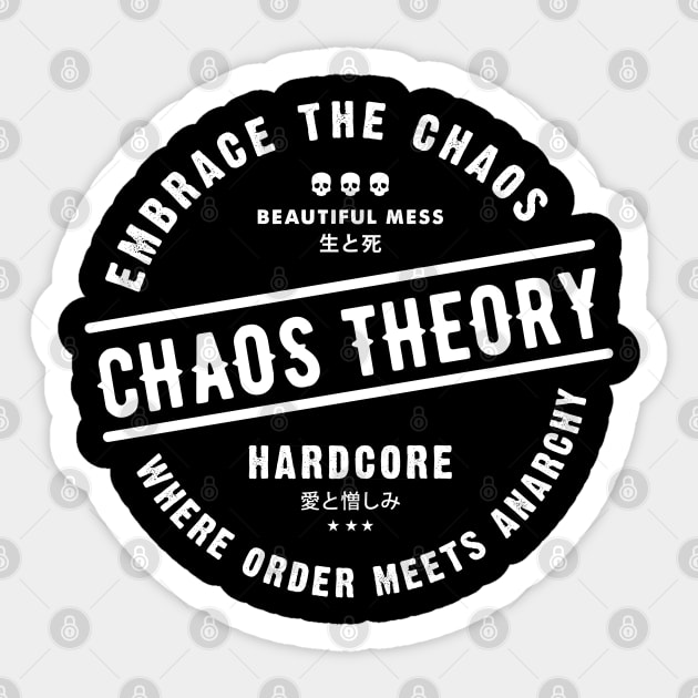 CHAOS THEORY Sticker by artslaves